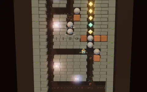 Spoil Heap (The Dig Face, cave 9), a screenshot from Tinkerlode