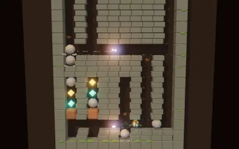 The Winze (The Dig Face, cave 6), a screenshot from Tinkerlode
