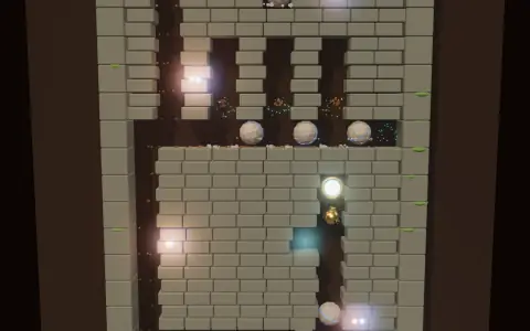 Timber Props (The Dig Face, cave 7), a screenshot from Tinkerlode